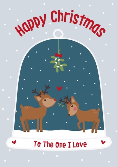 Deer Love Christmas Card created by Wink Design - Michelle Roberts