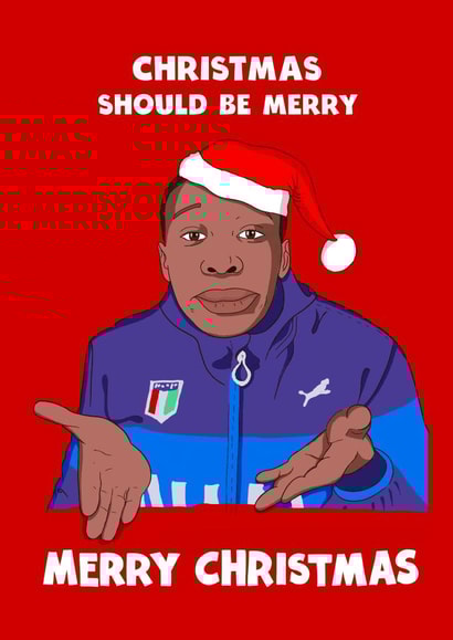 CHRISMTAS should be merry card created by Kasia Cards