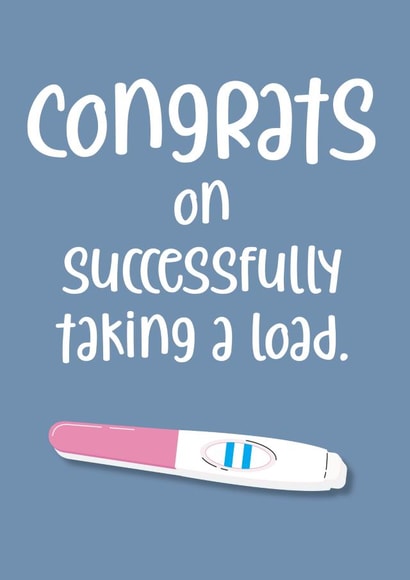 Congratulations on getting pregnant created by Chubby Sparrow