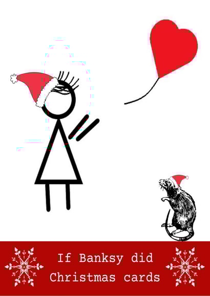 Have a Banksy Christmas created by Made by Betty