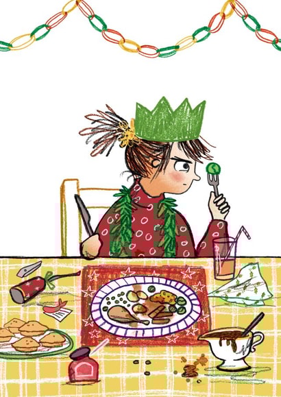 Sprouts at Christmas Dinner created by Rebecca Bagley