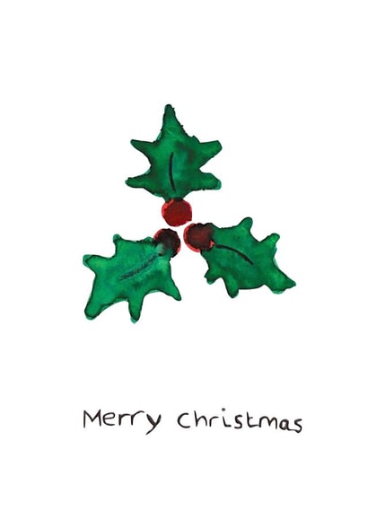 Merry Christmas Holly created by Cutesy Co.