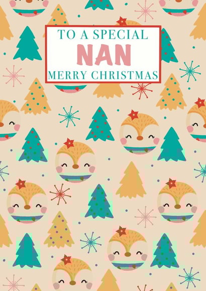 Reindeer Nan Christmas Card created by Catherine Bancroft