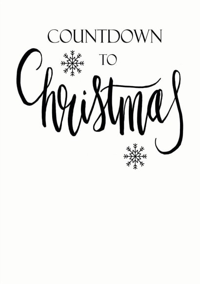Christmas, countdown, snowflake, xmas created by An Original Design by Bex