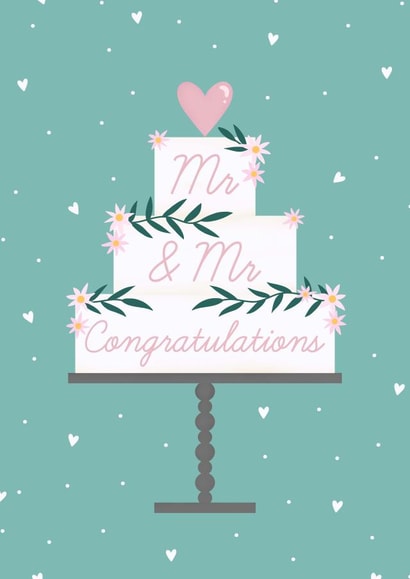 Mr & Mr wedding card created by Kamiya Chirodian