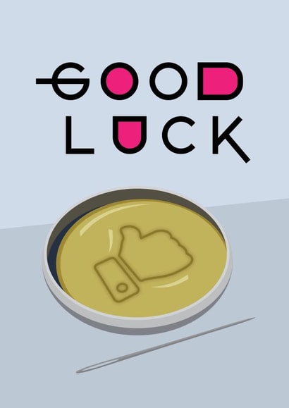 Squid Game Good Luck Card created by Shutterjunkie