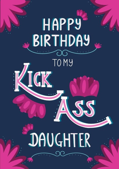 Happy birthday to my kick ass daughter created by Schnauzer Scribbles