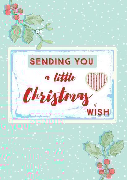 Christmas Wish Christmas card created by Siobhan at april rose