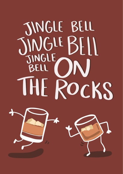 Jingle Bell On The Rocks Christmas Card created by Knotty Cards
