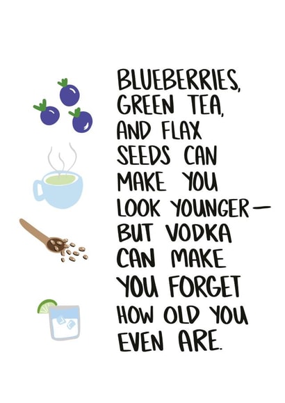 Vodka Birthday Card created by Knotty Cards