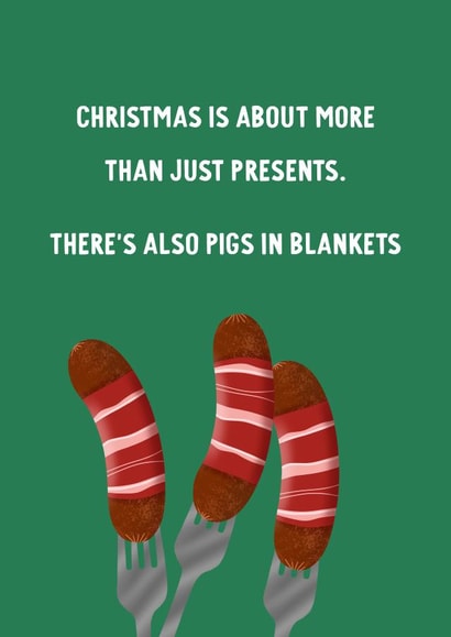 Pigs In Blankets created by Paper Jungle