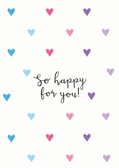 So Happy For You Hearts Card created by Beloved Creations