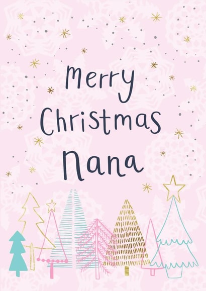 Merry Christmas Nana created by Sarah Catherine