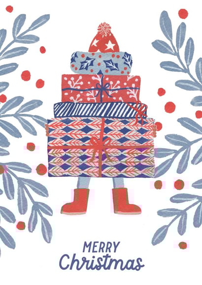 Merry Christmas Presents Card created by Callisto Design Co.