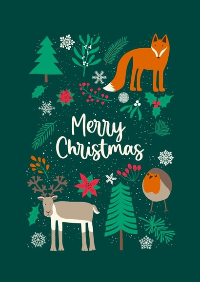 Woodland Christmas Card created by Sassy Sarah