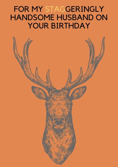 For my staggeringly handsome husband. created by Linen & Lace