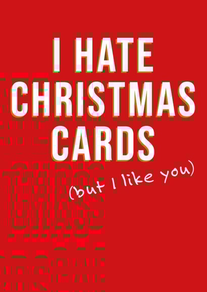 I HATE Christmas Cards created by Oh You Know Aaron