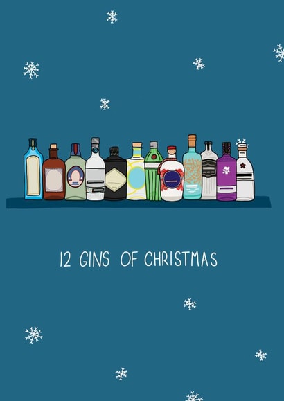 12 Gins of Christmas created by Becky Wood