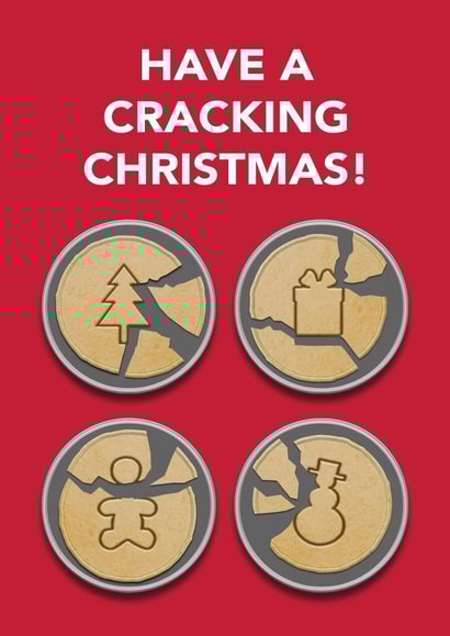 Squid Game Sugar Honeycomb Game Christmas Card created by Peabody Studio