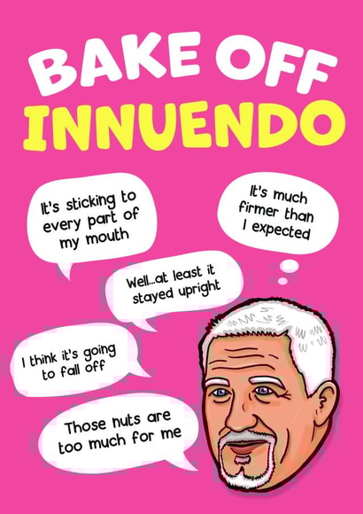Great British Bake Off Innuendo created by Norm & Then