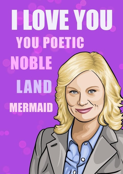 Lesley Knope Parks and Rec Card created by Glam Brock