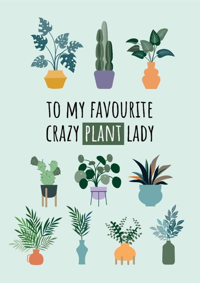 Perfect card for a plant lover  created by Pixie Paper Art