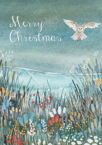 Atmospheric Seasonal Greetings. Christmas created by Kate Brazier