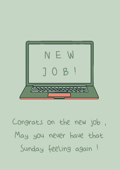 New Job Card created by Highgrove Cards