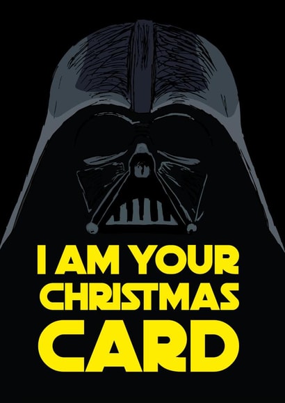 Darth Vader Christmas Card created by Freckle & Specs
