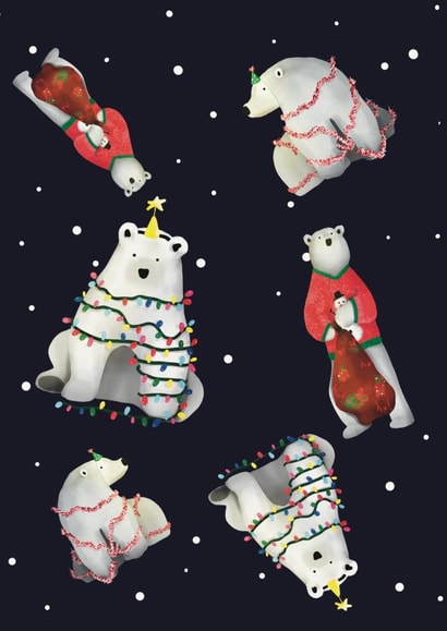 Polar Bear Christmas Party created by Flockadoodle