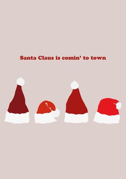 Santa Hats Christmas card created by alexaa.designss