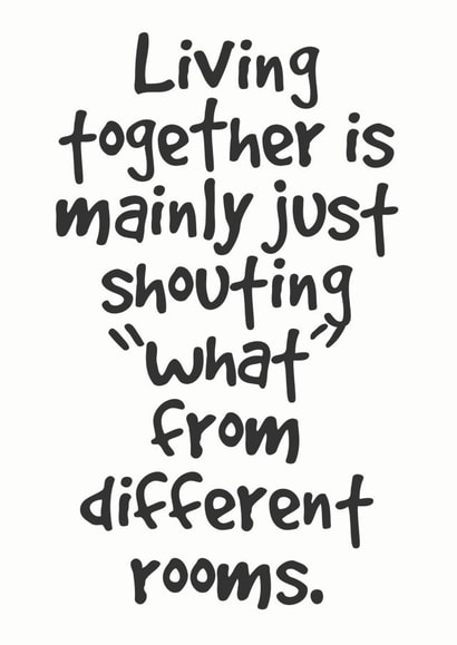 Living together is... created by Lemon Hairy