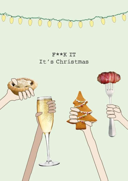 It's Christmas card created by Rosie Made A Thing