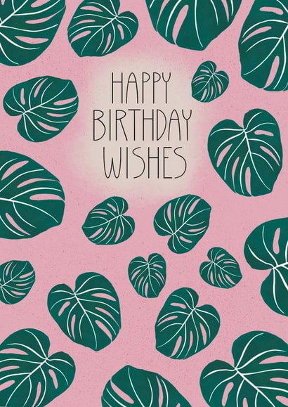 Tropical Birthday greeting card created by VerUnique Designs