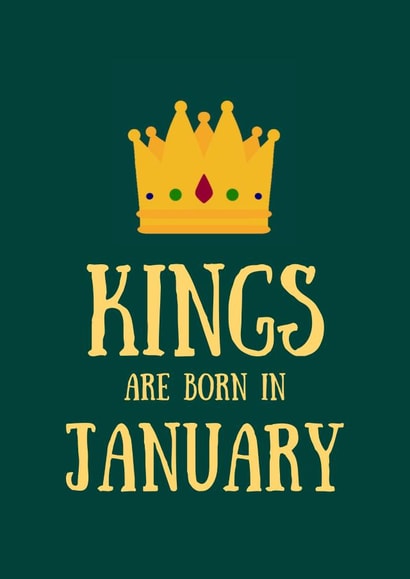 January Birthday Card 1001 created by SJdesigns