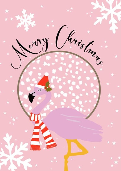 Let's Flamingo this christmas time created by Penny Belle
