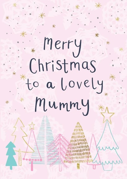 Lovely Mummy Christmas Card created by Sarah Catherine