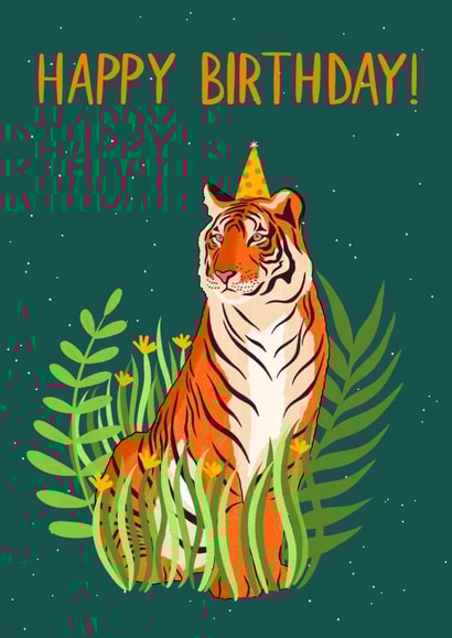 Happy Birthday Tiger! created by Sarah Cowan