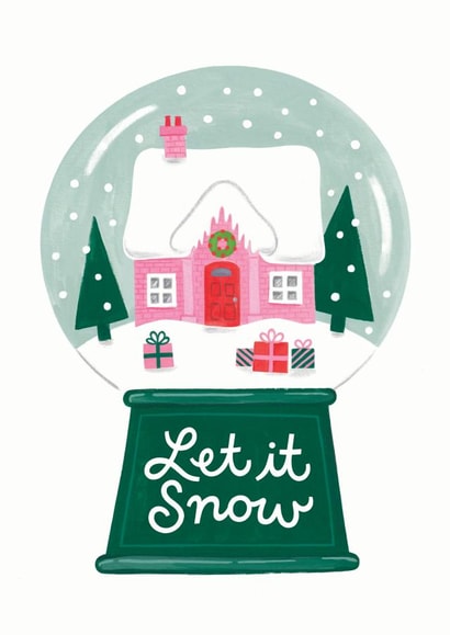 Let It Snow Holiday Card created by Jacqui Lee