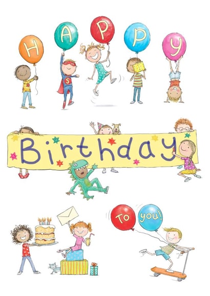 Birthday Party Kids created by Aimee Beaven