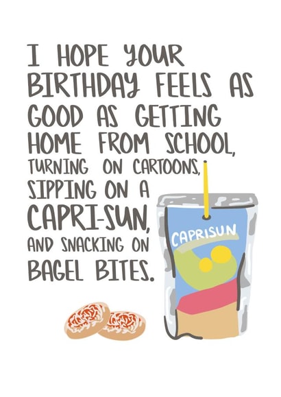 90s Nostalgic Birthday Card created by Knotty Cards