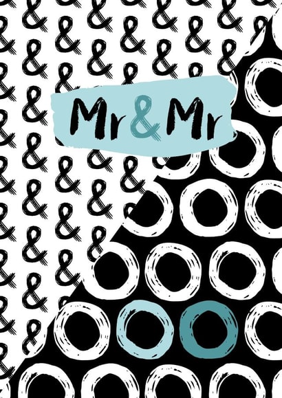 Mr & Mr Gay couple created by Karin van der Vegt