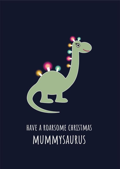 Mummysaurus - Mummy - From the Kids - Dinosaur - Pun - Cute - Funny - Roarsome Christmas Mummysaurus created by Yay Days