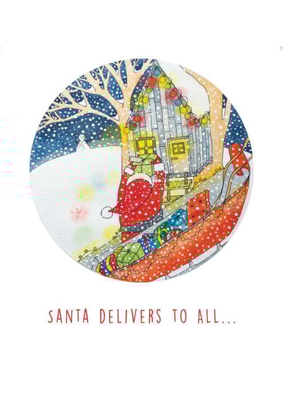 Santa delivers to all - Treehouse created by Mum Chum