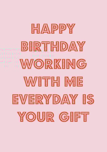 Working with me is your gift created by Nicola Jo