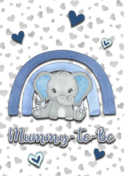 Mummy To Be, Baby Boy Congratulations Card 1001 created by Vivid Variations