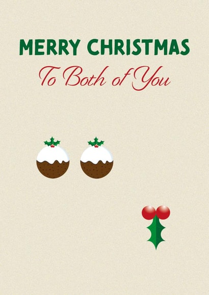 Merry Christmas To Both of You created by tat does it cards