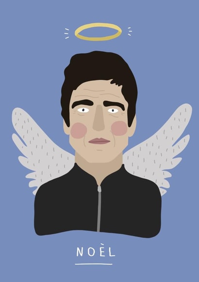 Noel Gallagher angel created by Belly Flops 