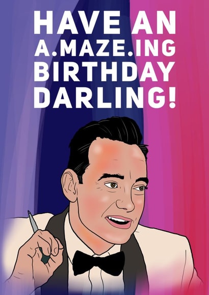 Craig Revel Horwood Birthday Card created by Elgo Designs