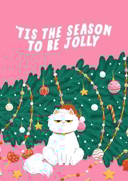 Jolly Christmas Card created by Jude Patla 
